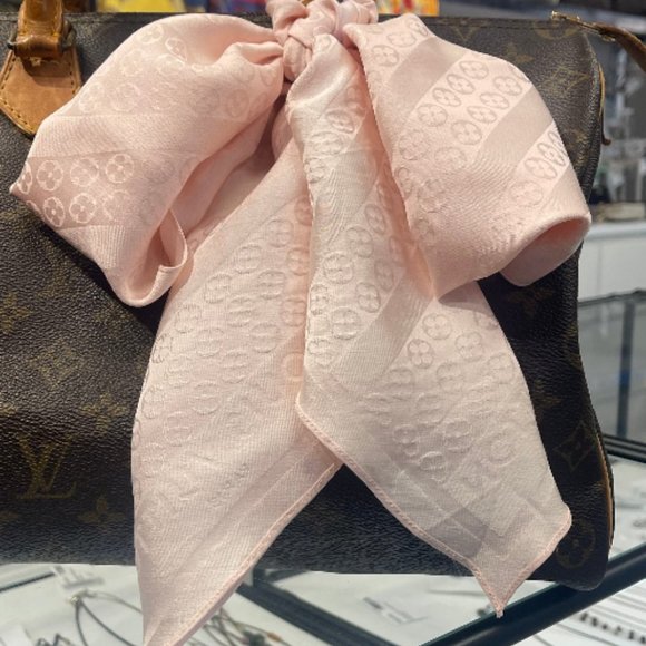 Louis Vuitton Pink Silk Scarf - Picture 2 of 3